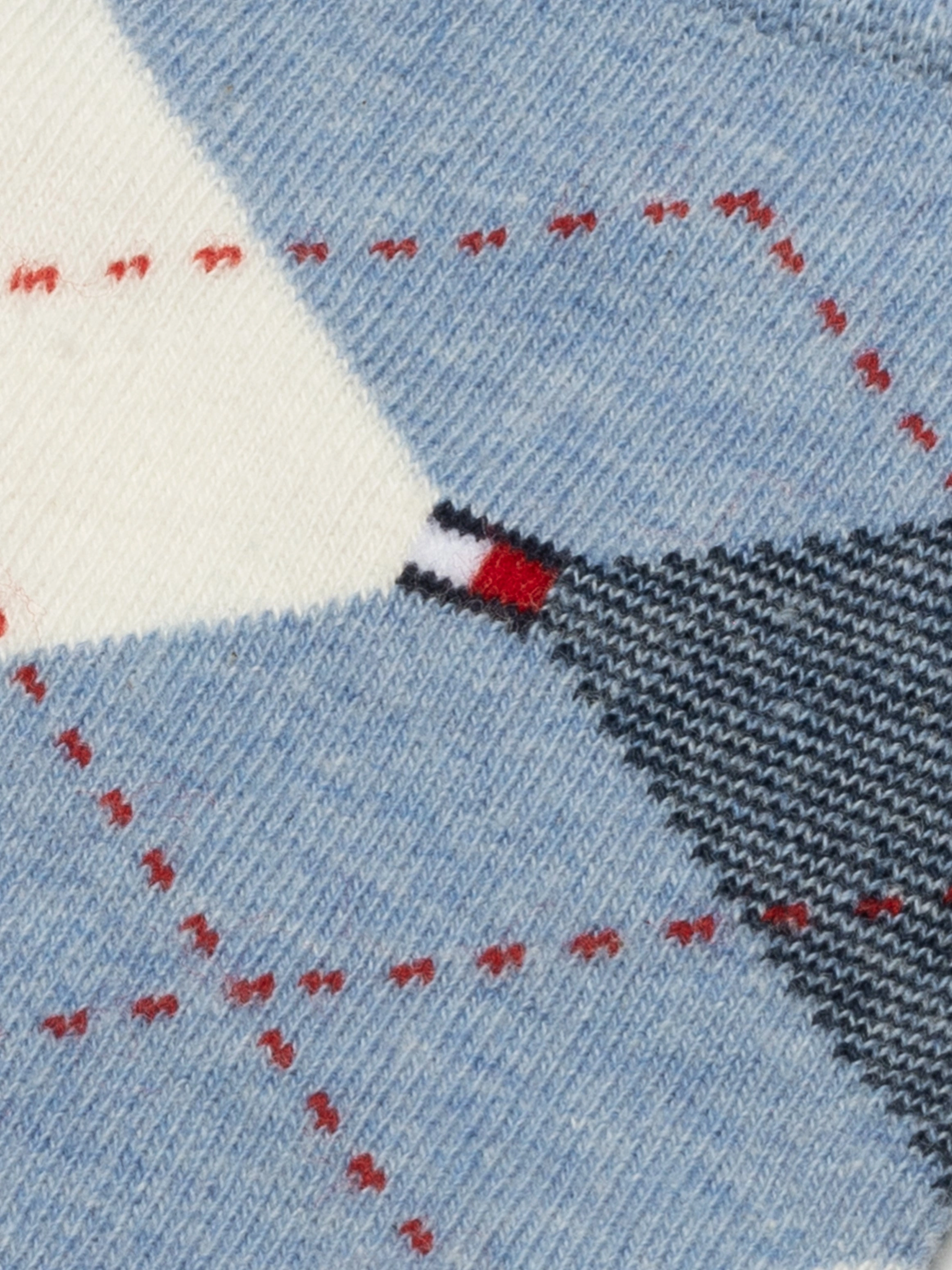Tommy Hilfiger 2-Pack: Rugged Blue & Grey Checked Crew Socks - Perfect Style!