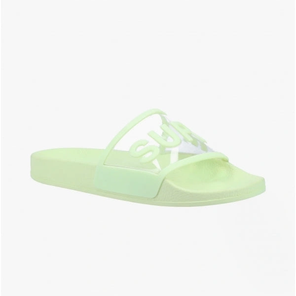 Superga Green Slides Effortless Summer Style for Women